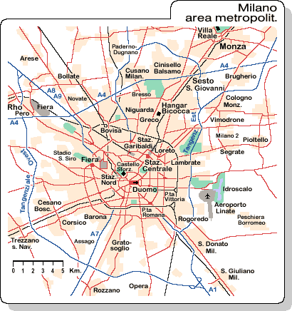 milano zone carte